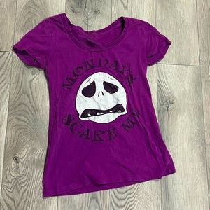 “Mondays Scare Me” Jack Skeleton Disney shirt